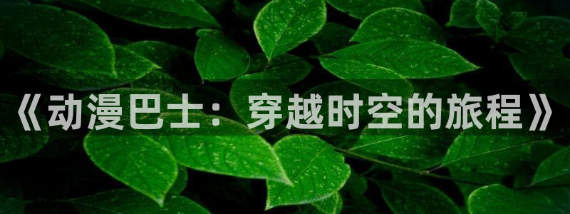 78动漫app：《动漫巴士：穿越时空的旅程》